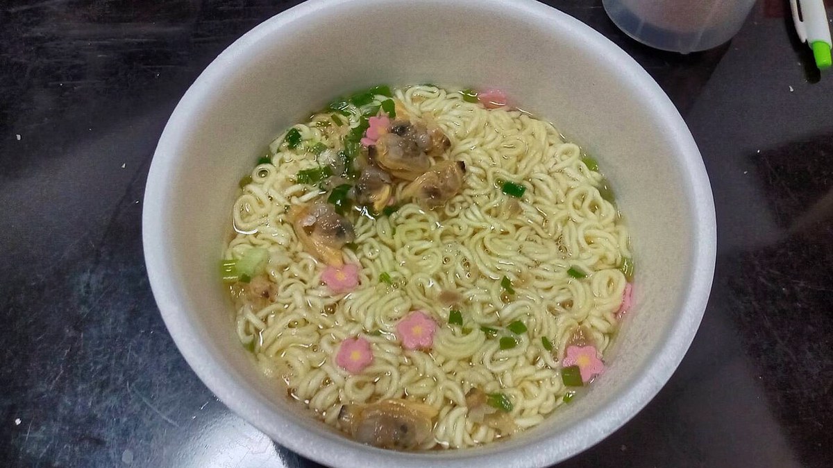짜장 라면 실사
